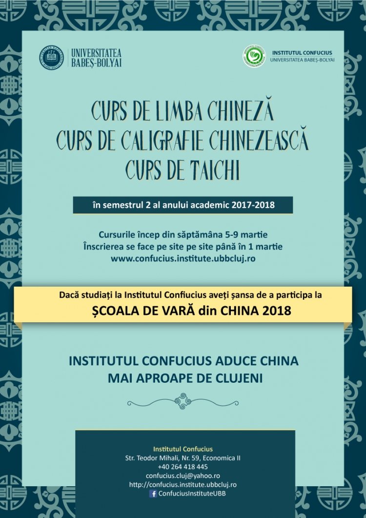 Institutul Confucius te invita sa vorbesti si sa scrii in chineza