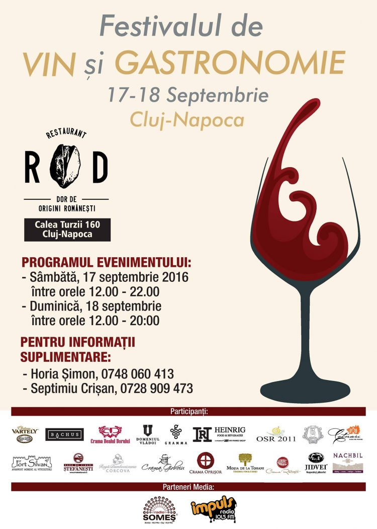 Festivalului de Vin si Gastronomie are loc in acest week-end
