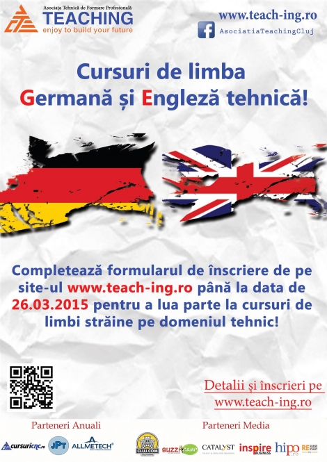 Cursuri de limba Germana si Engleza tehnica!