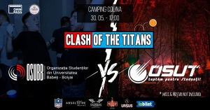 Cele mai mari organizatii studentesti din Cluj se vor intrece in cadrul evenimentului „Clash of The Titans”