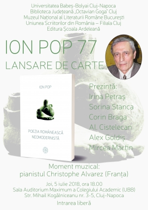 UBB organizeaza lansarea cartii „Poezia romaneasca neomodernista"