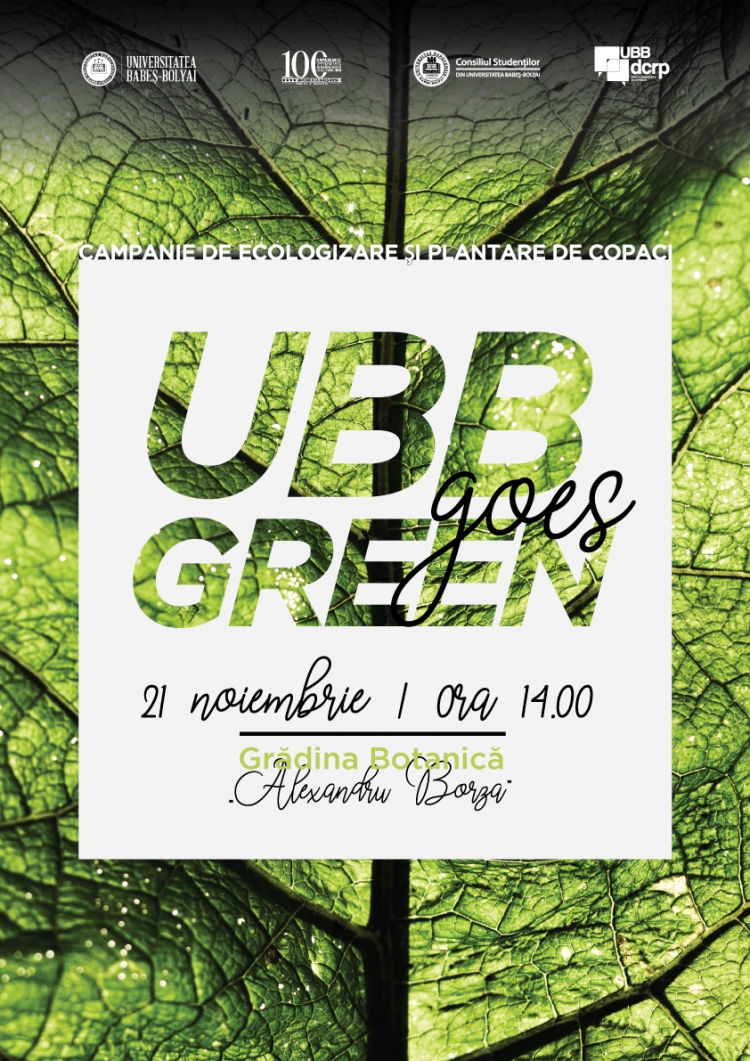 &quot;UBB Goes Green&quot; printr-un amplu proiect de dezvoltare sustenabila