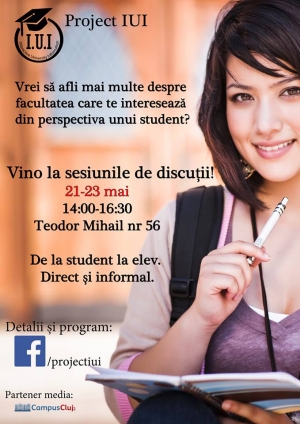 Project I.U.I. – Vrei sa stii cum e la facultate? Haide si intreaba un student!