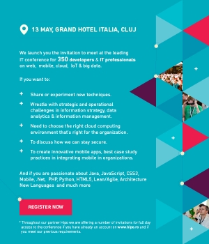 Peste 2 zile Cluj-Napoca gazduieste cel mai important eveniment pentru developeri si specialisti IT : Devtalks 2015