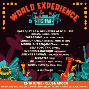 WORLD EXPERIENCE FESTIVAL - un spectacol-eveniment unic despre muzica si sunetele lumii