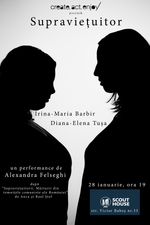 Are loc premiera performance-ului "Supravietuitor", realizat de Alexandra Felseghi