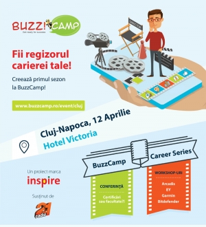 Se apropie Buzz Camp 2016 @ 12 aprilie Hotel Victoria Cluj