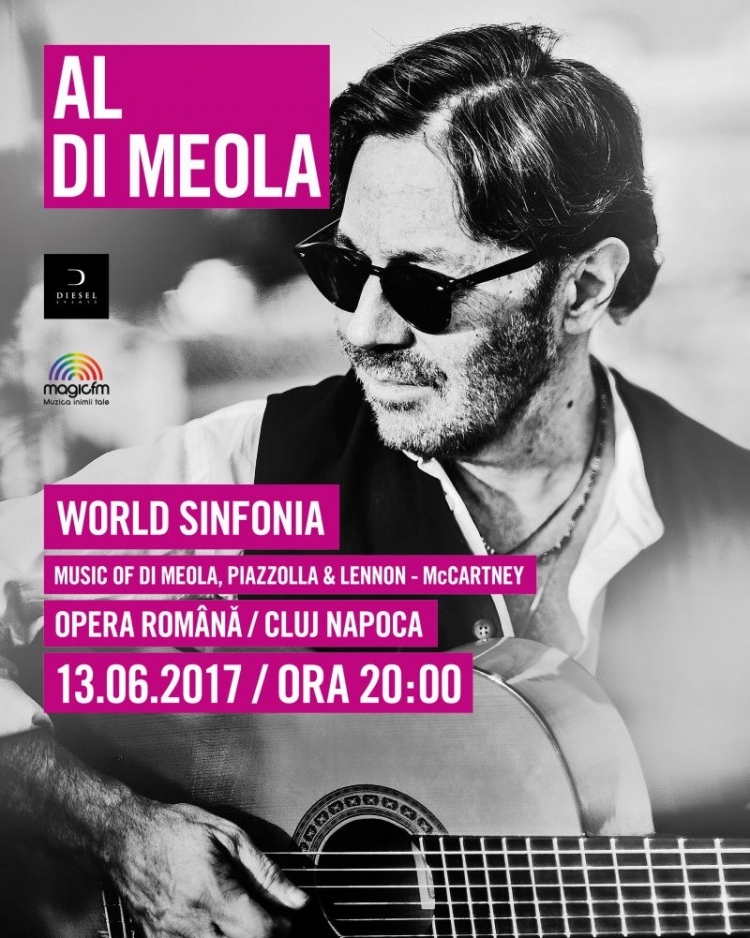 Al Di Meola va concerta in vara aceasta la Cluj