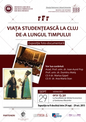 Viata studenteasca de la Cluj va fi prezentata intr-o expozitie la FSEGA