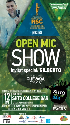 Shto College Bar va gazdui Open Mic Show, editia a III-a