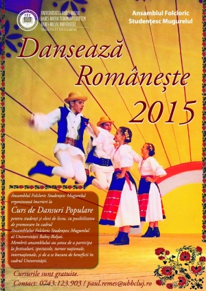 Ansamblul Folcloric Studentesc Mugurelul organizeaza inscrieri la „Cursul de Dansuri Populare”