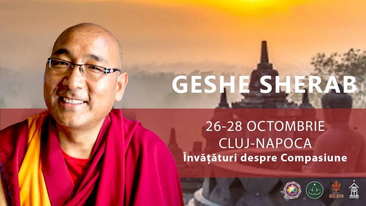 Geshe Sherab va tine prelegeri la Cluj pe tema Compasiunii