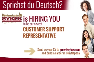 Sykes Cluj Napoca recruteaza German Customer Support Representatives