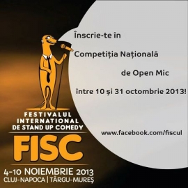 S-a dat startul Competitiei Nationale de Open Mic din cadrul FISC