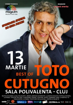 Concert Toto Cutugno in luna martie - cadoul ideal pentru Ziua Femeii