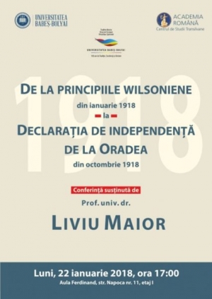 UBB deschide un ciclu de conferinte dedicate Marii Unirii