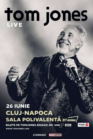 Sir Tom Jones va canta pentru prima data in Cluj-Napoca in 2019